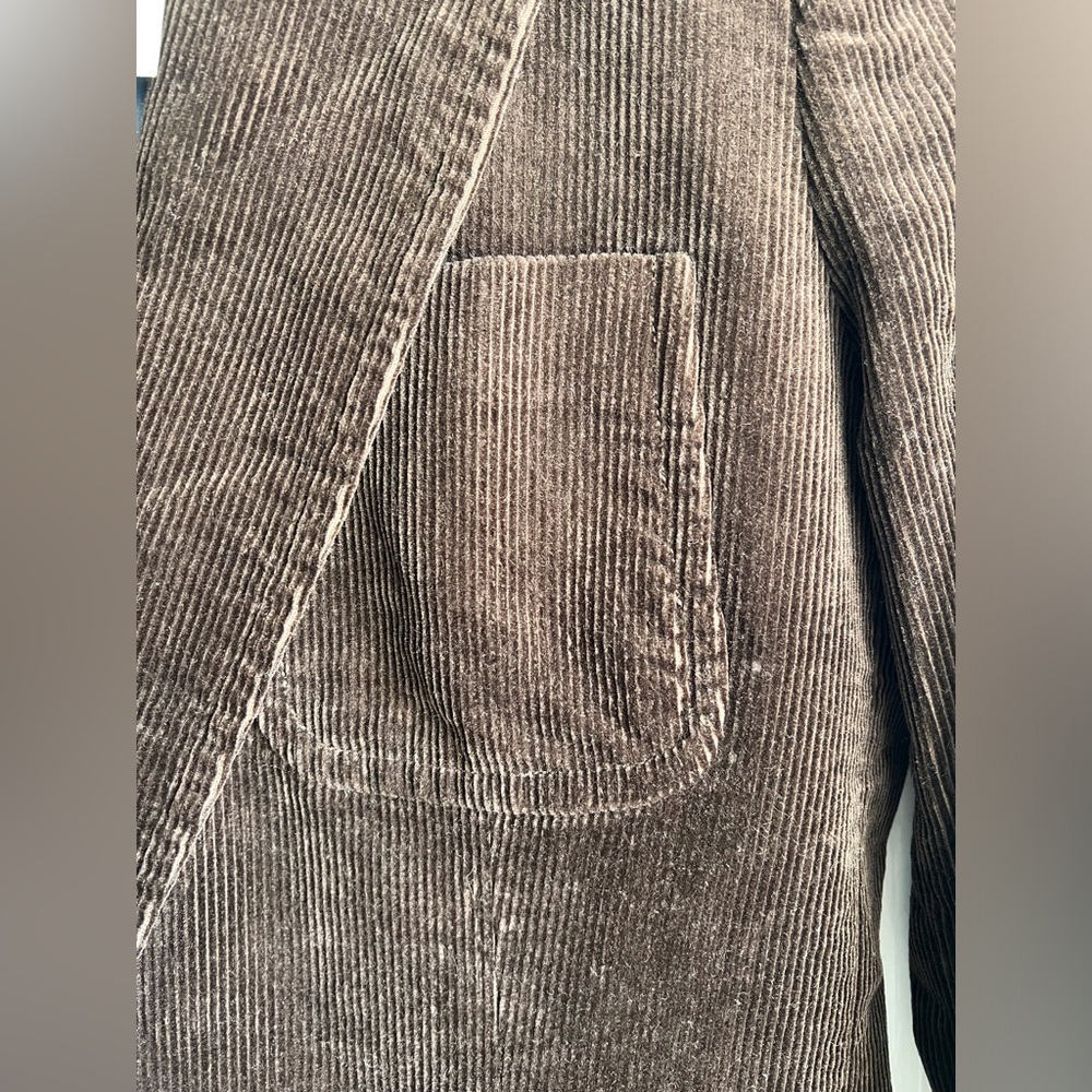 NWT POLO RALPH LAUREN CORDUROY BUTTON BLAZER JACKET DARK BEECH BROWN SIZE 6 - Picture 11 of 15